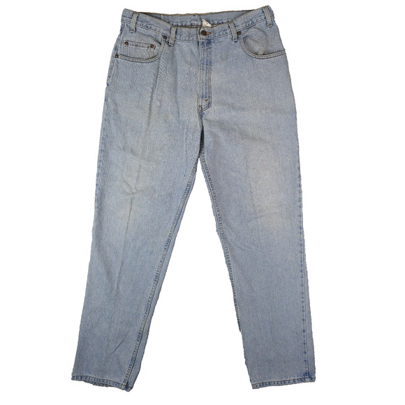 Vtg Levis 545 Jeans Mens 38x34 (36x33) Blue Loose Fit USA Distressed 1999 - Picture 1 of 16